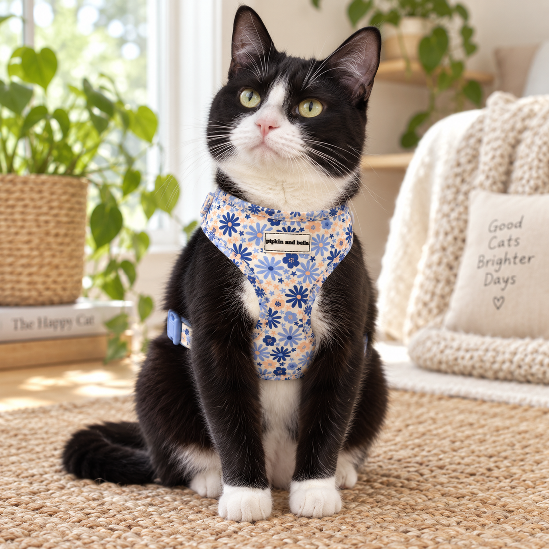 Adjustable Cat Harness - Meadow