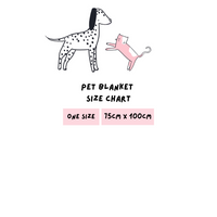 Pet Blanket - Holipaws Pawty