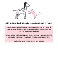 Pet Poop Bag Holder - Bee Love