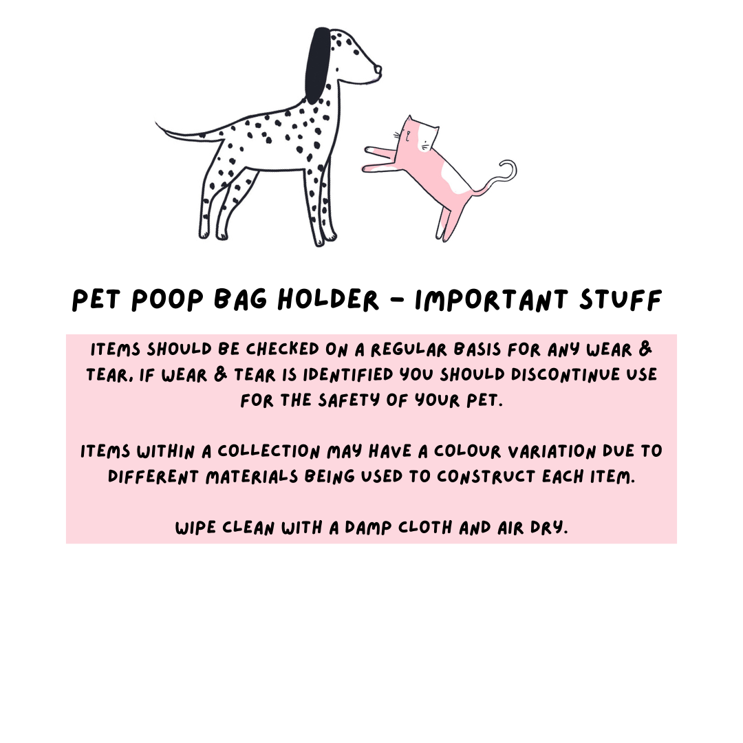 Pet Poop Bag Holder - Florrie Bunny