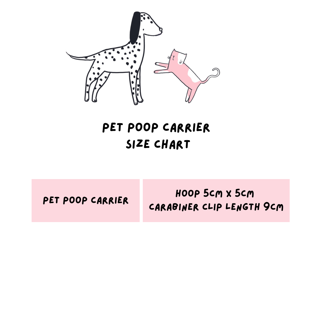 Pet Poop Carrier - Chilli Red