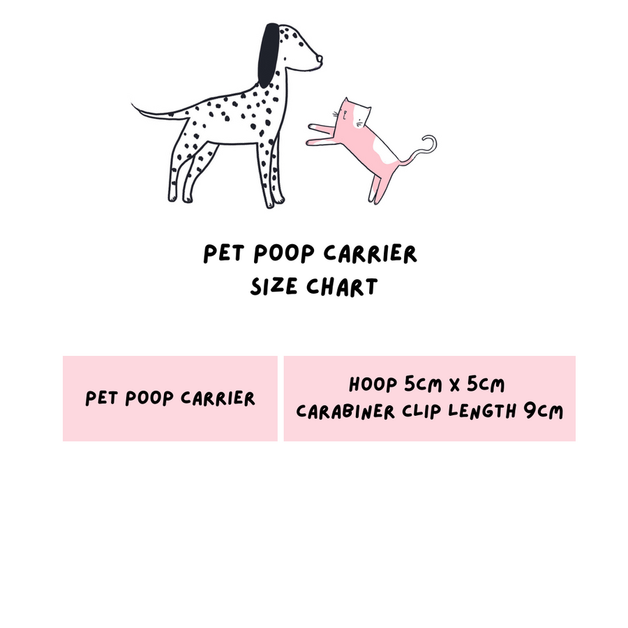 Pet Poop Carrier - Apricot Blush