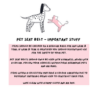Pet Seat Belt - Jellie Bubba