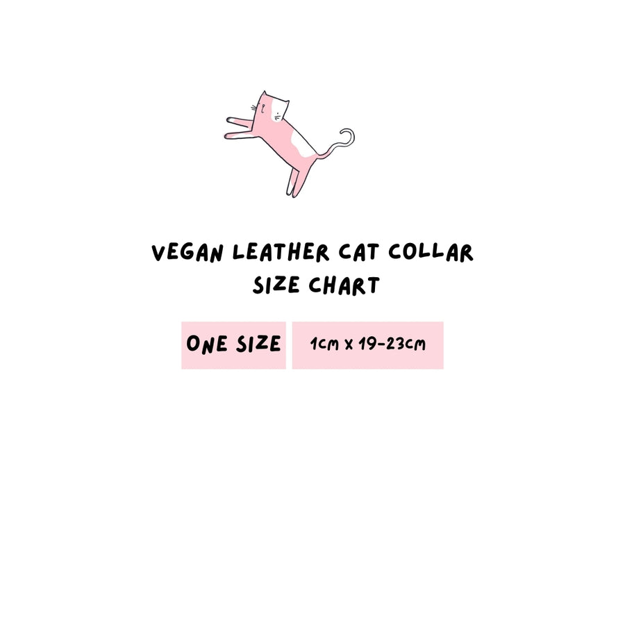 Vegan Cat Collar - Red