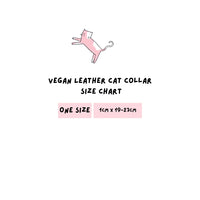 Vegan Cat Collar - Black