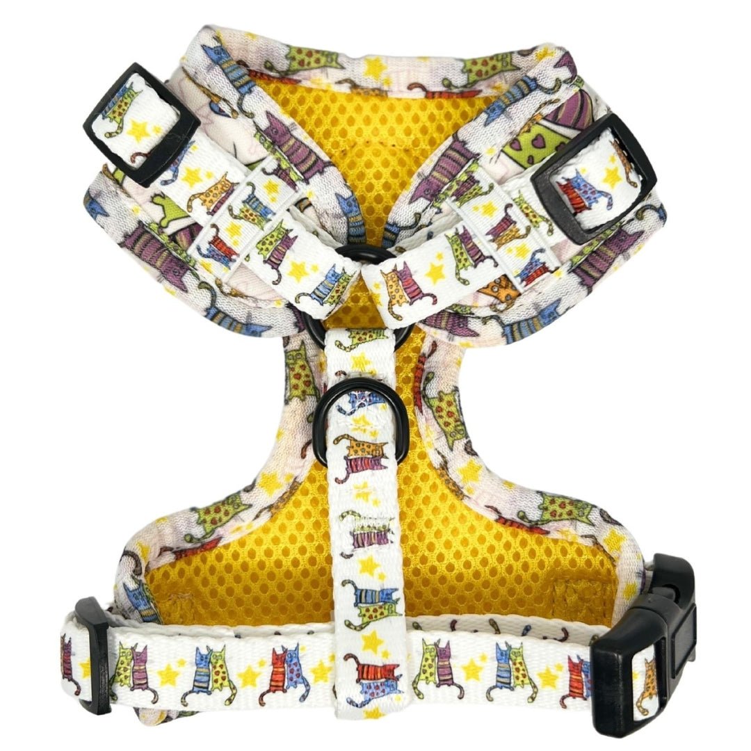 Adjustable Harness - Kitty Cool Cats - Pipkin and Bella