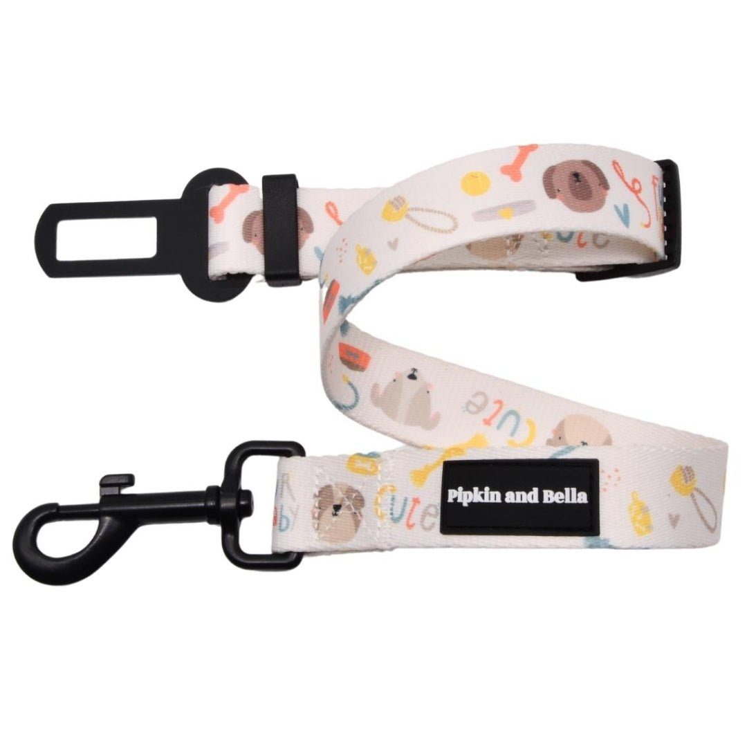 Pet Seat Belt - Cute Fur Baby - Pipkin and Bella