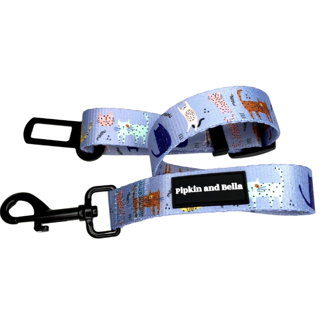 Pet Seat Belt - Purrfect Catitude - Pipkin and Bella