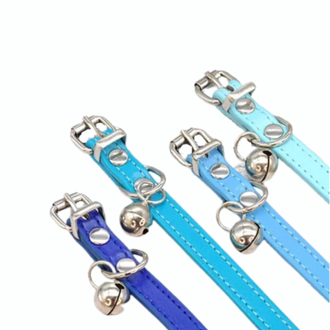 Vegan Cat Collar - Teal - Pipkin and Bella